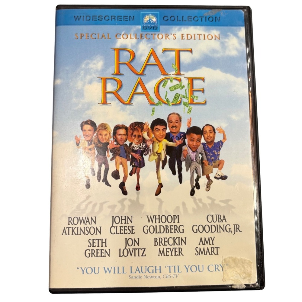 Rat Race DVD Special Collector's Edition Widescreen 2001 Rowan Atkinson Comedy